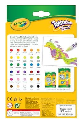 Crayola Twistables Colored Pencils - 18 count