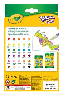 Crayola® Twistables Colored Pencils, 30/Pack (BIN687409)