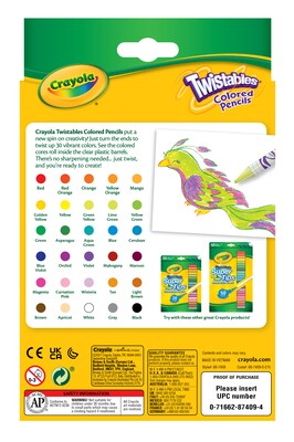 Crayola Twistables Colored Pencils - 18 count