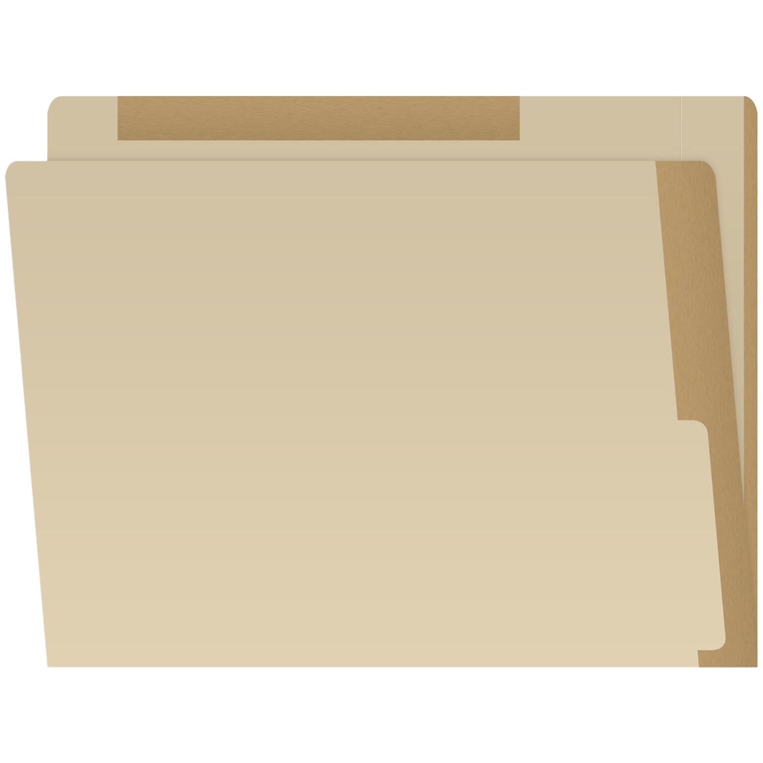 Medical Arts Press Heavy-Duty End Tab File Folder, Straight Cut, Letter-Size, Manila, 50/Box (S-09466-TAN)