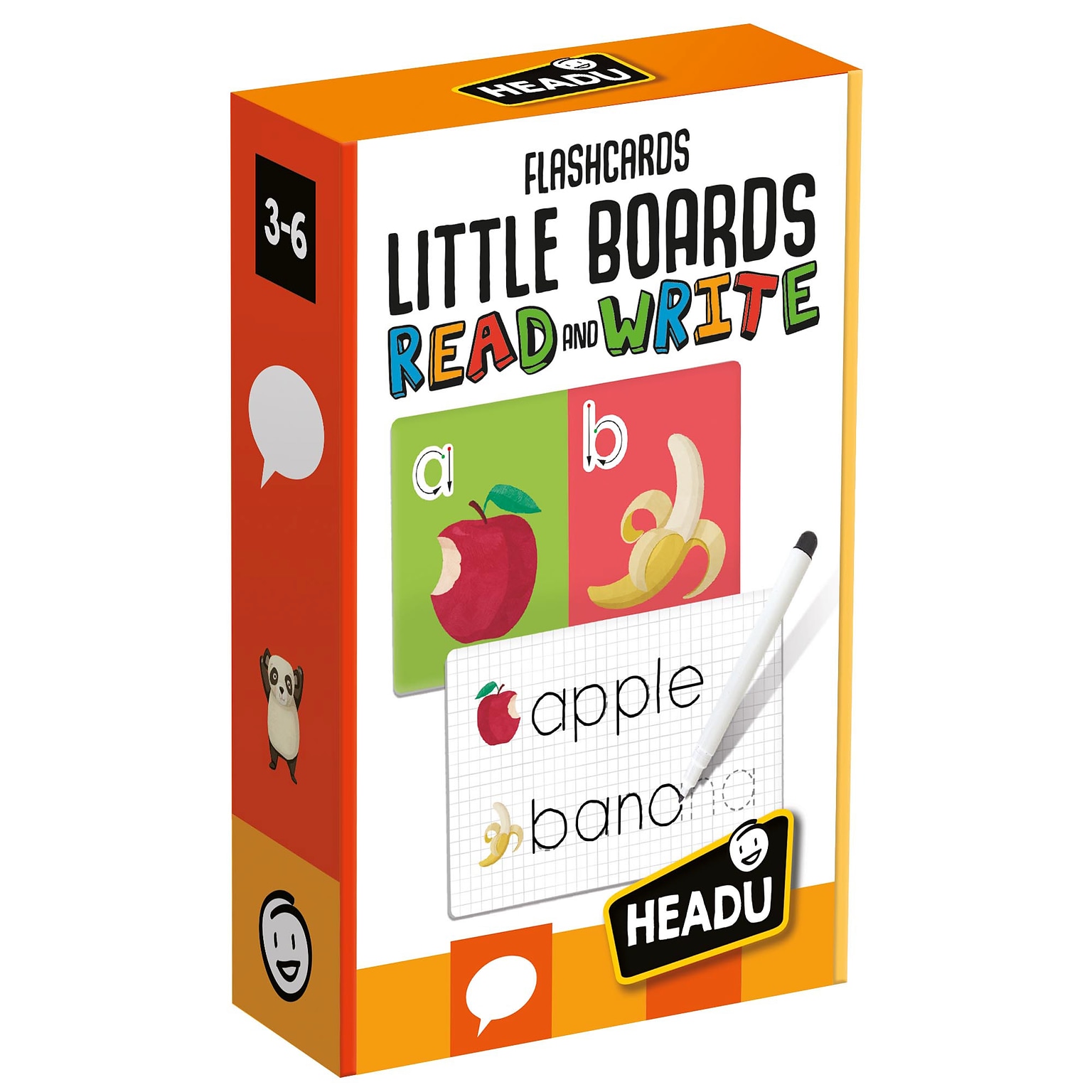 Headu Little Boards Read and Write Flash Cards, 20/Set (HDUEN26906)