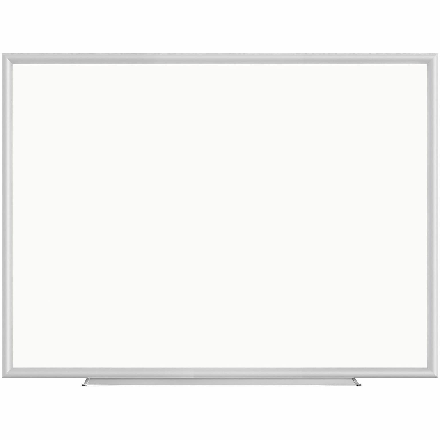 Lorell Aluminum Frame Styrene Dry-Erase Whiteboard, 5 x 3 (LLR00517)