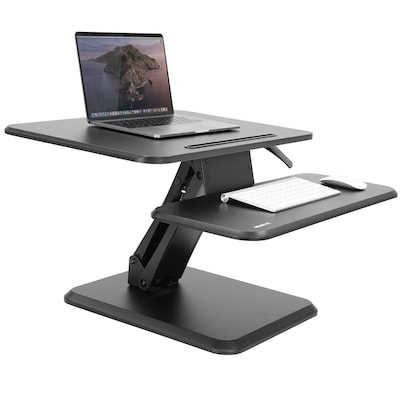 Mount-It! 25W Manual Adjustable Standing Desk Converter, Black (MI-7957)