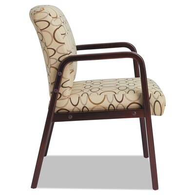 Alera® Reception Lounge WL Series Fixed Arm Fabric Computer and Desk Chair, Tan (ALERL4351M)