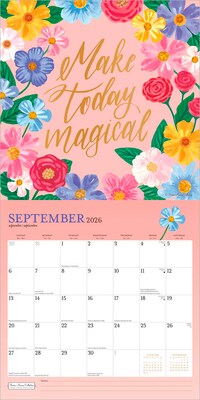 2026 Plato Bonnie Marcus 12" x 12" Monthly Wall Calendar (9798330701582)