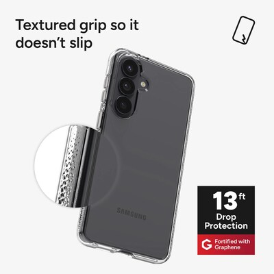 ZAGG Crystal Palace Phone Case for Samsung Galaxy S26+, Shock Absorbing, Clear (702321175)