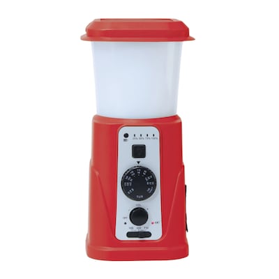 EMERSON ER-7054 Emergency Solar Radio Lantern, AM/FM/NOAA Weather Band, Waterproof, Red (ER-7054-RD)