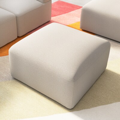 Bush Business Furniture Assemble Modular Lounge Ottoman, Oat Fabric (ASM230OTF-03)