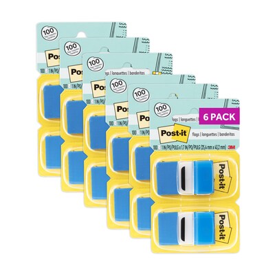 Post-it Flags, 1, Blue, 600 Flags/Box (680BE212PK)