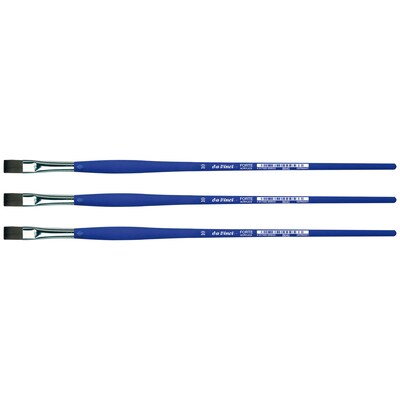 da Vinci FORTE-Acrylics Oil and Acrylic Synthetic Student Brush, 3 /Pack (DVXVA864010-3)