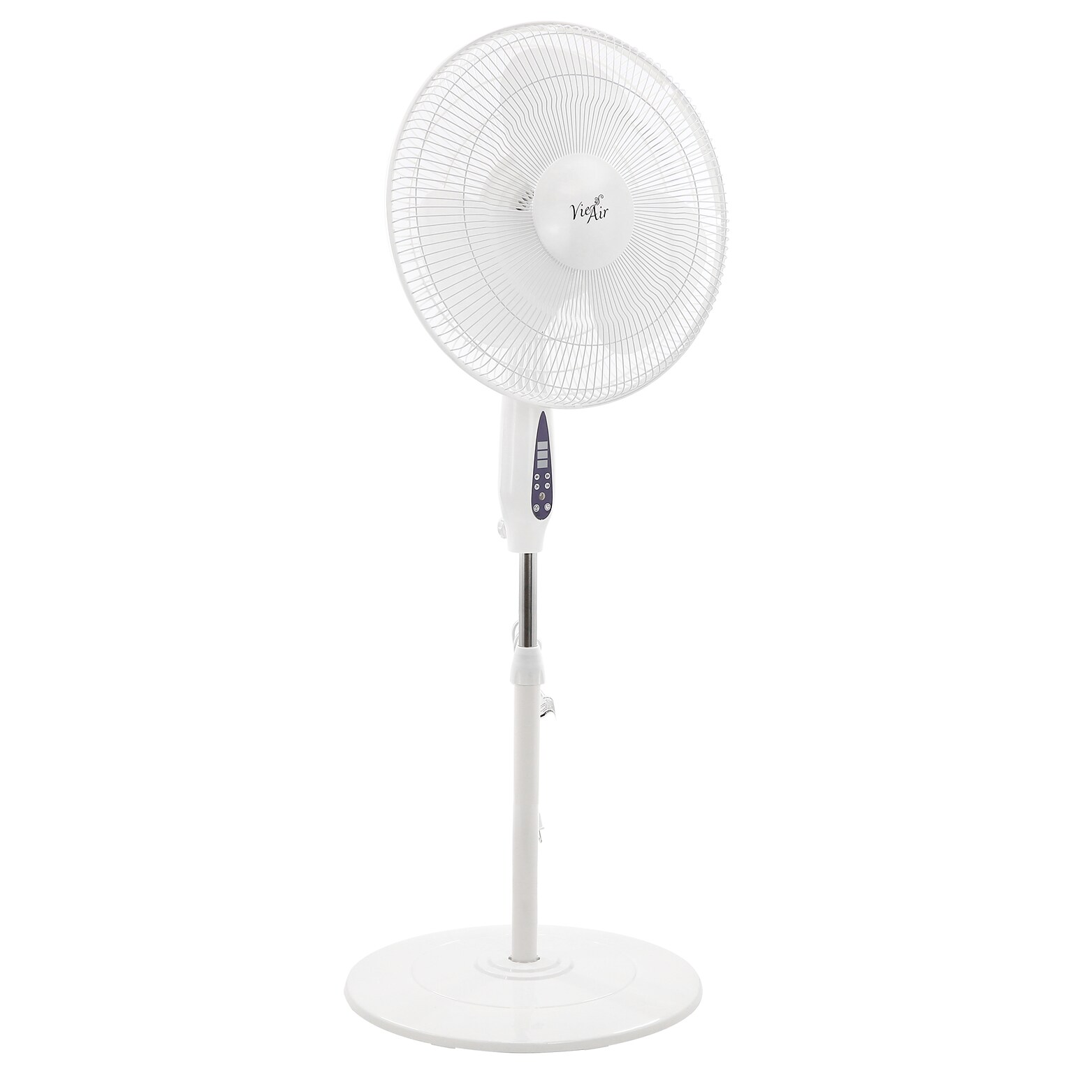 Vie Air 16 Oscillating Pedestal Fan, 3-Speed, White (938122390M)