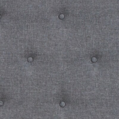 Flash Furniture Roxbury Tufted Upholstered Platform Bed in Light Gray Fabric with Memory Foam Mattress, King (SLBMF28)