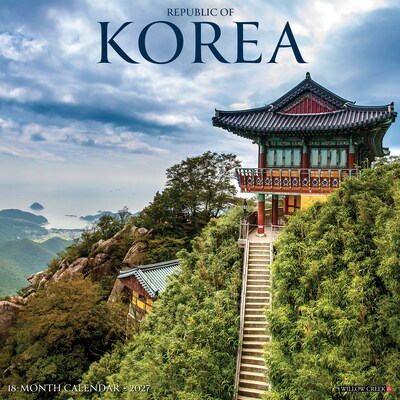 2027 Willow Creek Korea (Republic of) 12 x 12 Monthly Wall Calendar (60957)