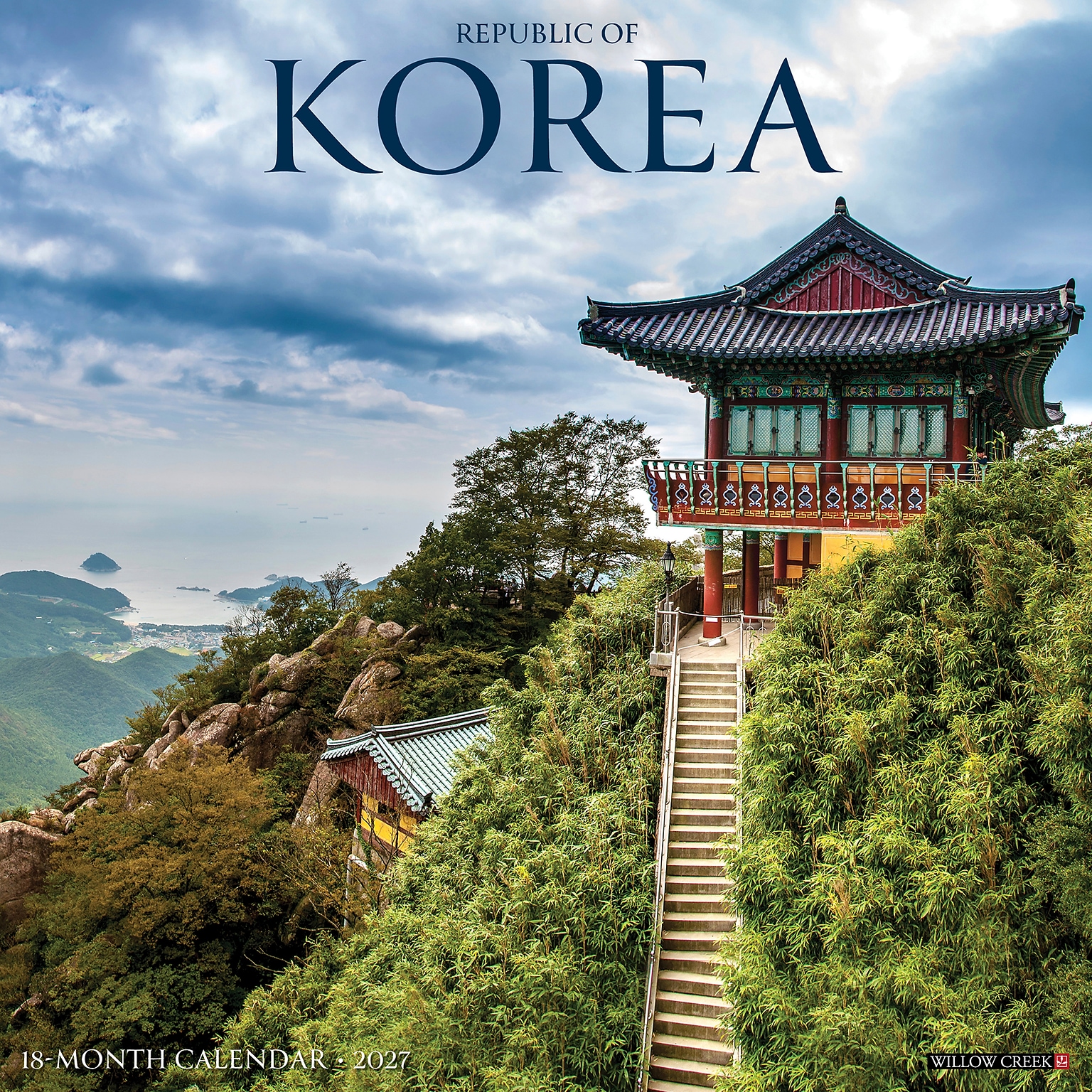 2027 Willow Creek Korea (Republic of) 12 x 12 Monthly Wall Calendar (60957)