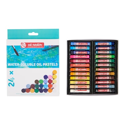 Talens Art Creation Water Soluble Oil Pastel Set, Assorted Colors (TLN9029124M)