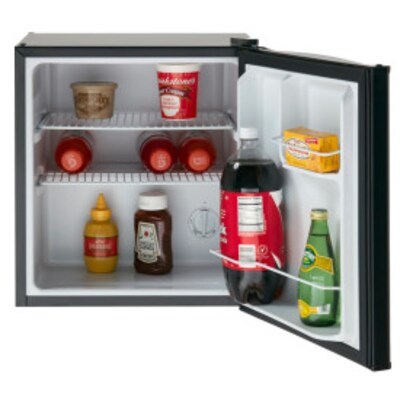 Avanti 1.7 Cu. Ft. Compact Refrigerator, Stainless Steel W/ Black, (AR17T3S)