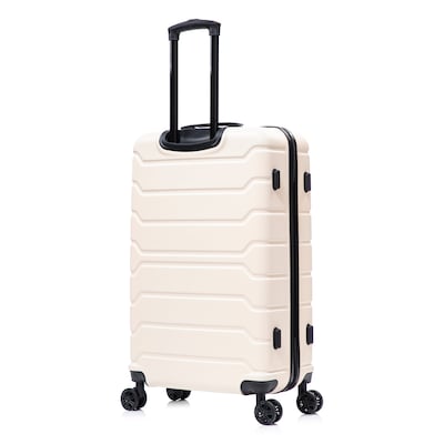 InUSA Trend 4-Piece Hardside Spinner Luggage Set, TSA Checkpoint Friendly, Sand (IUTRESMLXL-SAN)