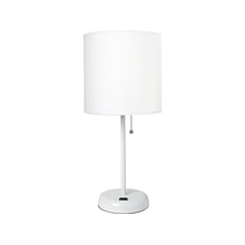 Creekwood Home Oslo LED Table Lamp, White (CWT-2011-WO)