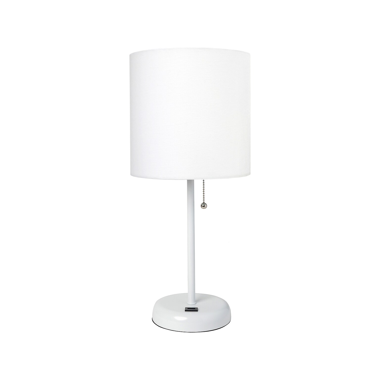 Creekwood Home Oslo LED Table Lamp, White (CWT-2011-WO)