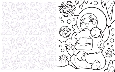 Quarto Cute Chibi Creature Coloring Book, 128 Pages (9781631069390)