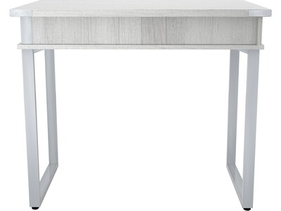 Safco Mirella SOHO 36"W Table Desk with Drawer, White Ash (5512WAH)