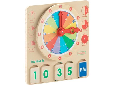 Flash Furniture Bright Beginnings Telling Time Learning Board (MK-MK11145-GG)