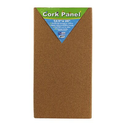 Flipside Cork Panel, 2' x 1', 5/Carton (37012)