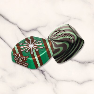 Dove Promises Snack Size Mint Dark Chocolate Pieces, 7.94 Oz. (MMM60974)