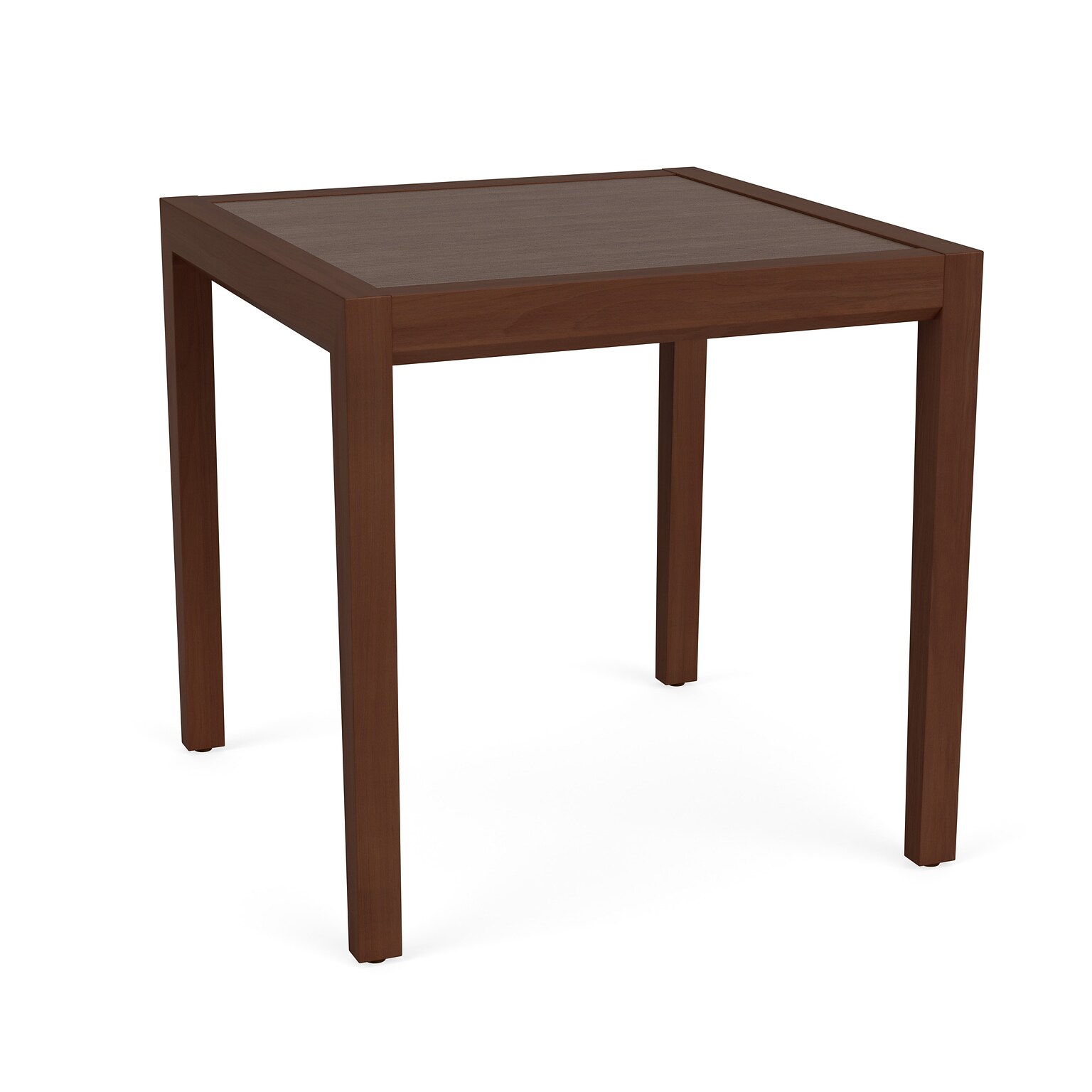 Lesro Brooklyn 20W x 20D Laminate End Table, Riftwood Walnut (BK0620.WWL.TRW)