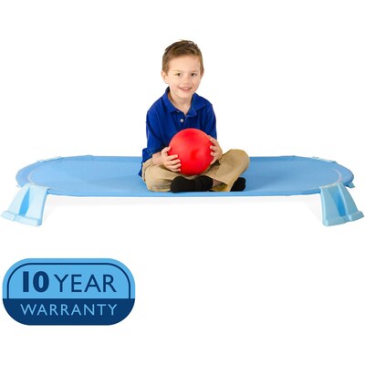Foundations Podz Stackable Fabric Cot, Toddler, 42.25" x 27.9", Blue (FND4611037)