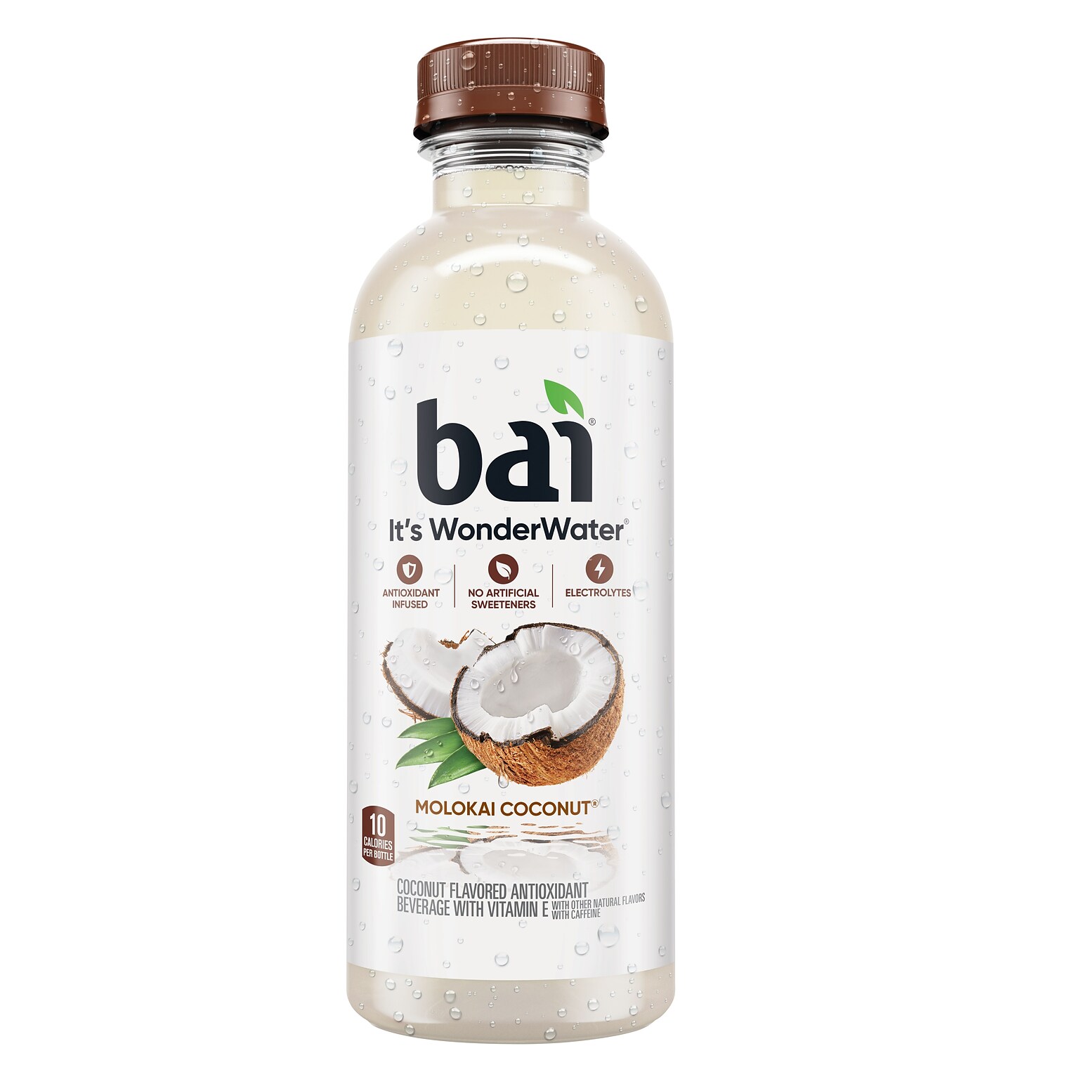 Bai Cocofusions Molokai Coconut, 18 Fl. Oz. Bottles, 12/Pack (CAD00427)