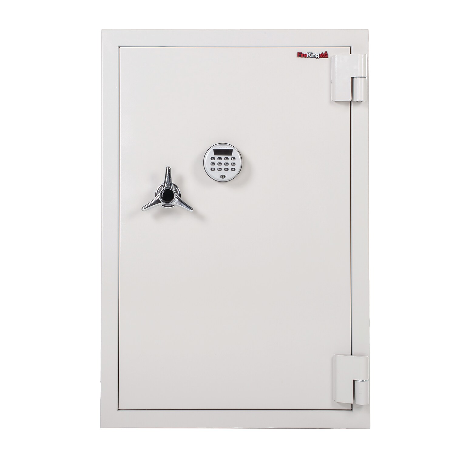 FireKing Fire-Rated Safe with 2-Adjustable Shelves, 9.7 Cu. Ft., White (KF3522-1WHE)