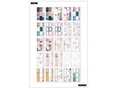 The Happy Planner All the Essentials Mega Value Pack Stickers, Assorted Colors, 2172/Pack (SP1H100-005)