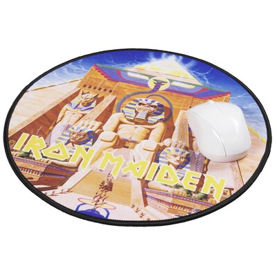 Subsonic IRON MAIDEN Powerslave 11.8 Round Gaming Mouse Pad (SA5646-IM4)