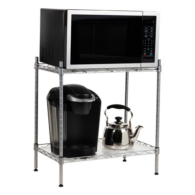 Mind Reader Metal Shelves, Silver (COUMIC2T-SIL)