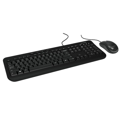 Incase Wired Desktop 600 Designed by Microsoft Keyboard and Optical Mouse Combo, Black (APB-00001)