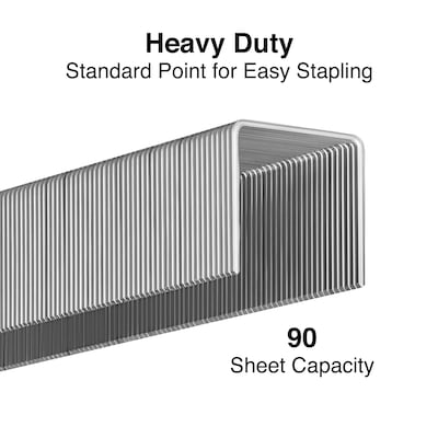 Staples High-Capacity Staples, 1/2" Leg Length, 5000/Box (TR58094)