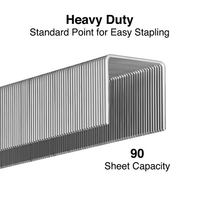 Staples High-Capacity Staples, 1/2" Leg Length, 5000/Box (TR58094)