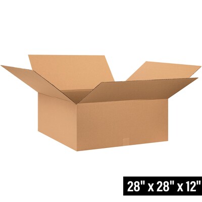28 x 28 x 12 Shipping Boxes, 32 ECT, 10/Bundle (282812)