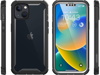 i-Blason Ares Black Case for iPhone 13/14 (iPhone2021/22-6.1-Ares-SP-Black)