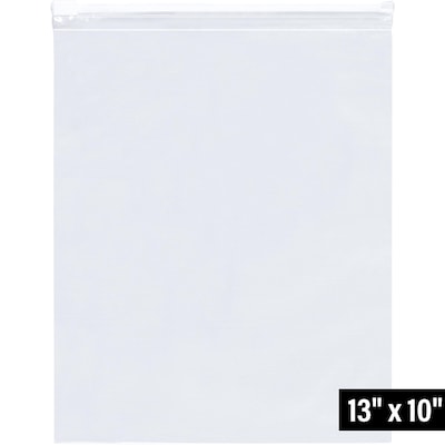 10 x 13 Reclosable Poly Bag, 3 Mil, Clear, 250/Carton (004077)