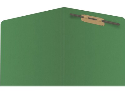 Medical Arts Press Reinforced End Tab File Folder, Straight Cut, Letter-Size, Green, 50/Box (S-01501-GRN)