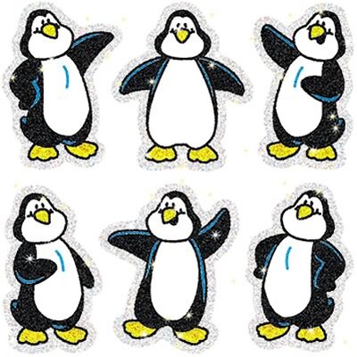 Penguins Dazzle Stickers
