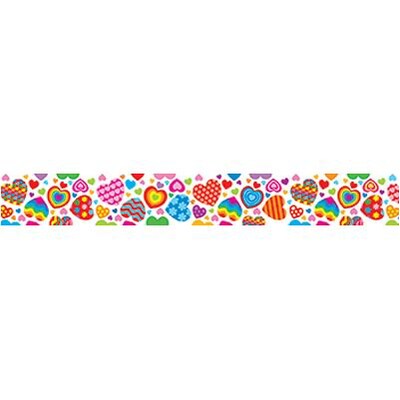 Groovy Hearts Border