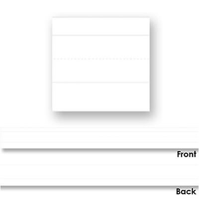 Sentence Strips, Lined White