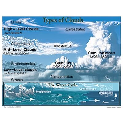 Types of Clouds Chartlet