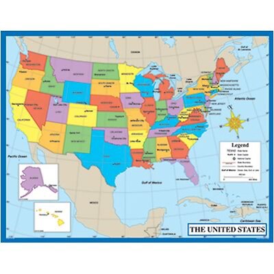 Map of the United States Chartlet