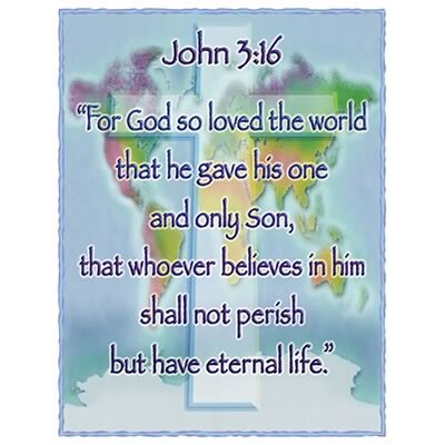 John 3:16 Chartlet