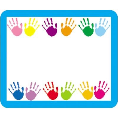 Carson Dellosa® Handprints Name Tags, 2.5 x 3, 40/Pack (CD-9413)