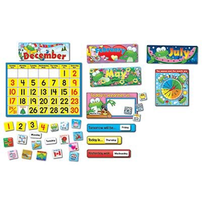 Frog Calendar Set Bulletin Board